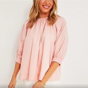 BNWT TUCKERNUCK POMANDER PLACE Rosewater Larissa Blouse size XL 🌸